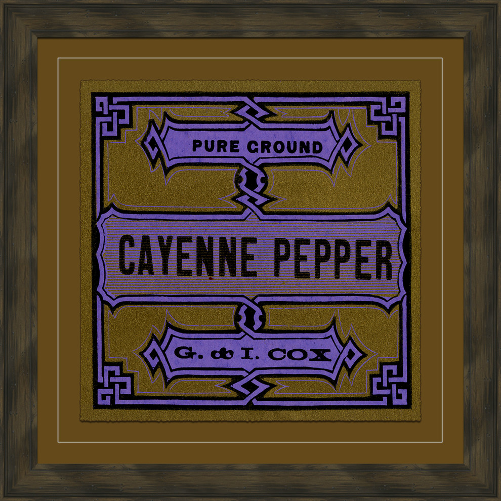 Soicher-Marin Spice Labels, Cayenne Pepper