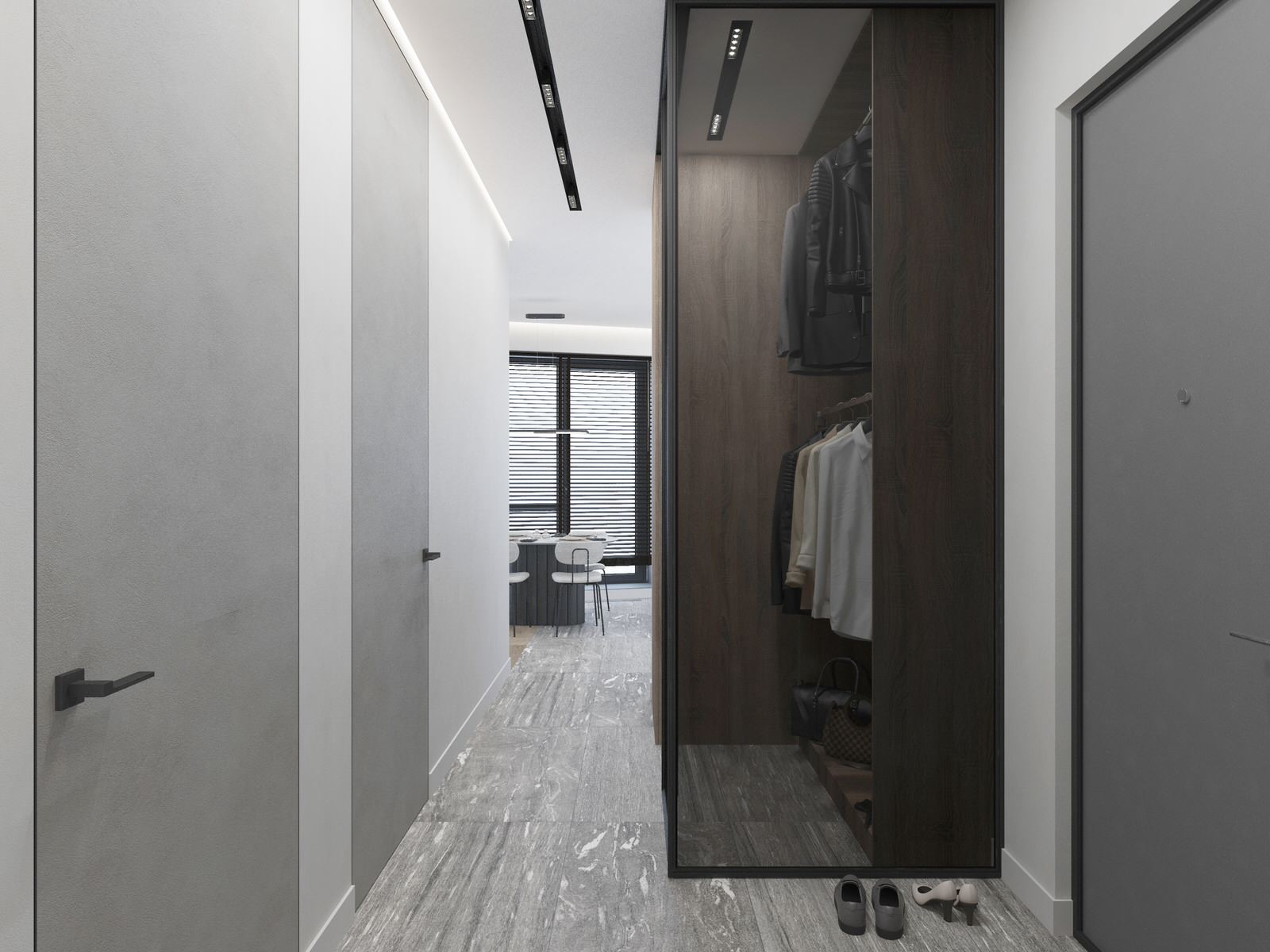 Минимализм для молодой семьи в ЖК Wellton Towers, г. Москва