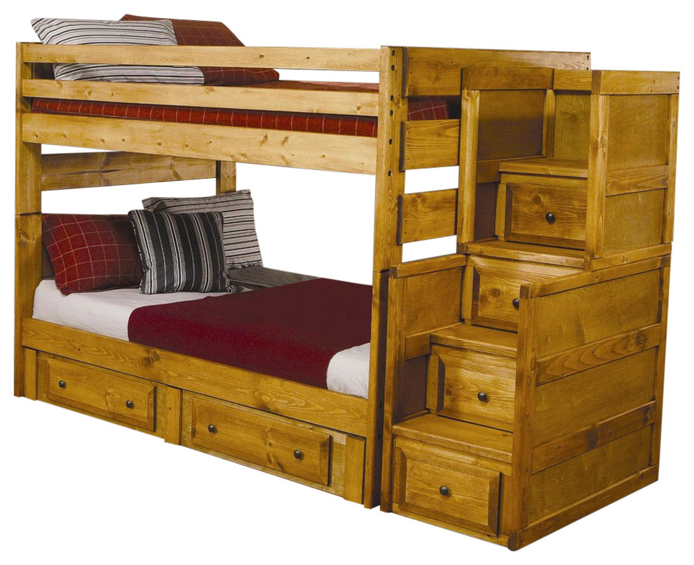 Emma Mason Signature Lesley Youth Full/Full Bunk Bed w/ Underbed Storage and Sta