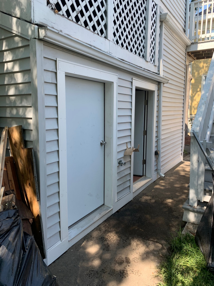Basement doors