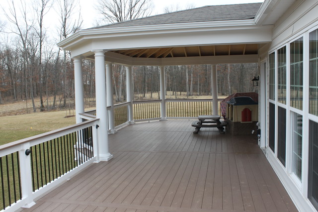 Decks by Blue Moon Construction modern-veranda