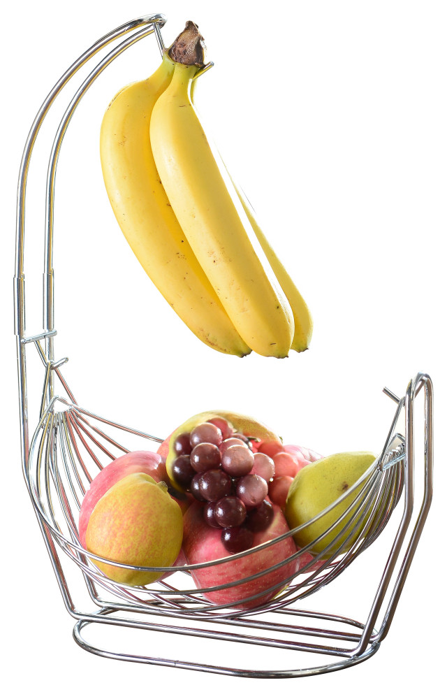 Jiallo Fruit basket with Banana Hanger - Modern - Fruit Bowls And Baskets -  by CTE Trading Inc. | Houzz