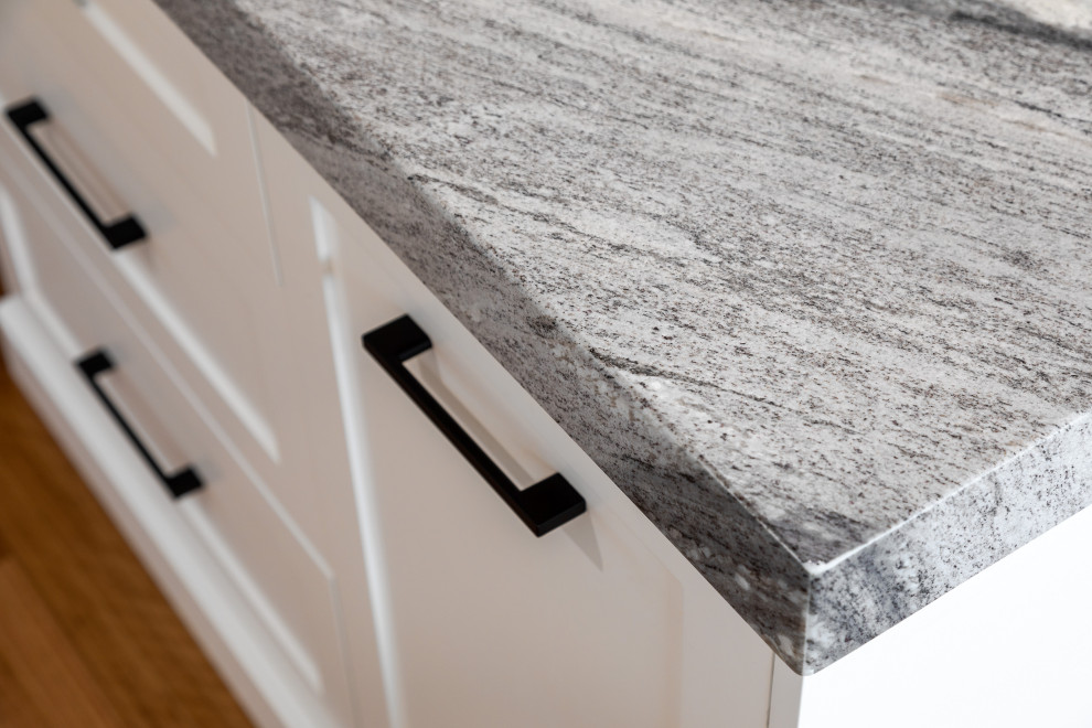 Design ideas for a classic kitchen in Perth with granite worktops and grey worktops.
