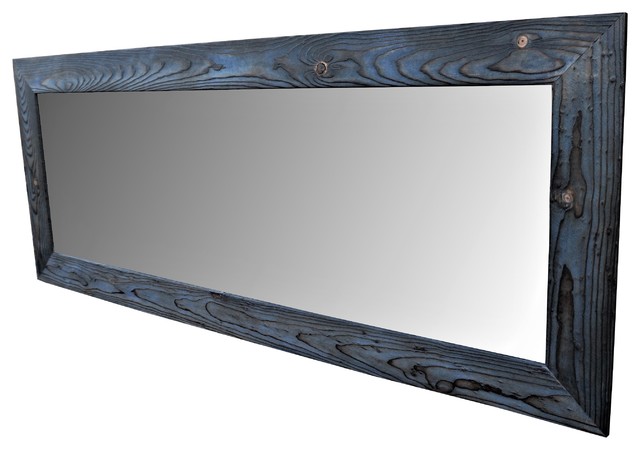 Vanity Mirror Navy Blue Rustic, Navy Blue Vanity Mirror