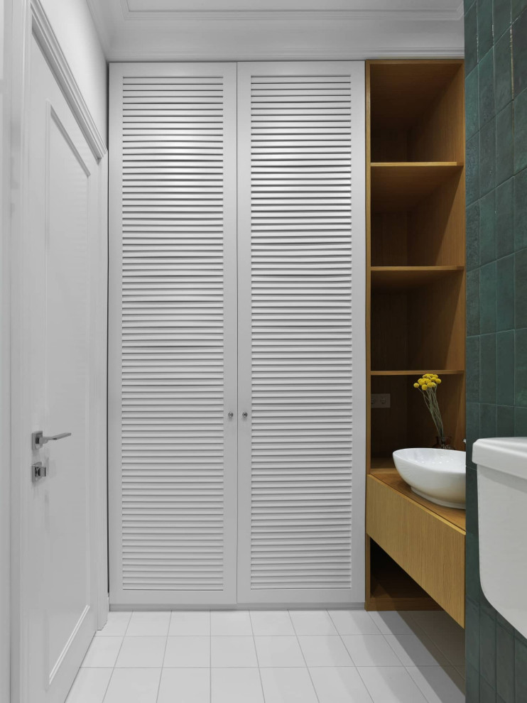 Дизайн и ремонт квартиры в Пречистенском переулке — Зелёный лейтмотив