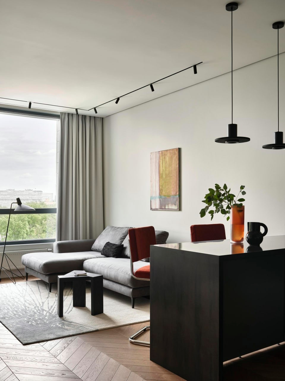 Стильный дизайн квартиры-новостройки.