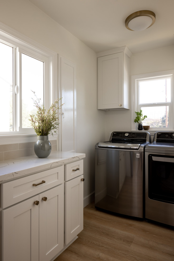 This is an example of a traditional utility room in Orange County.