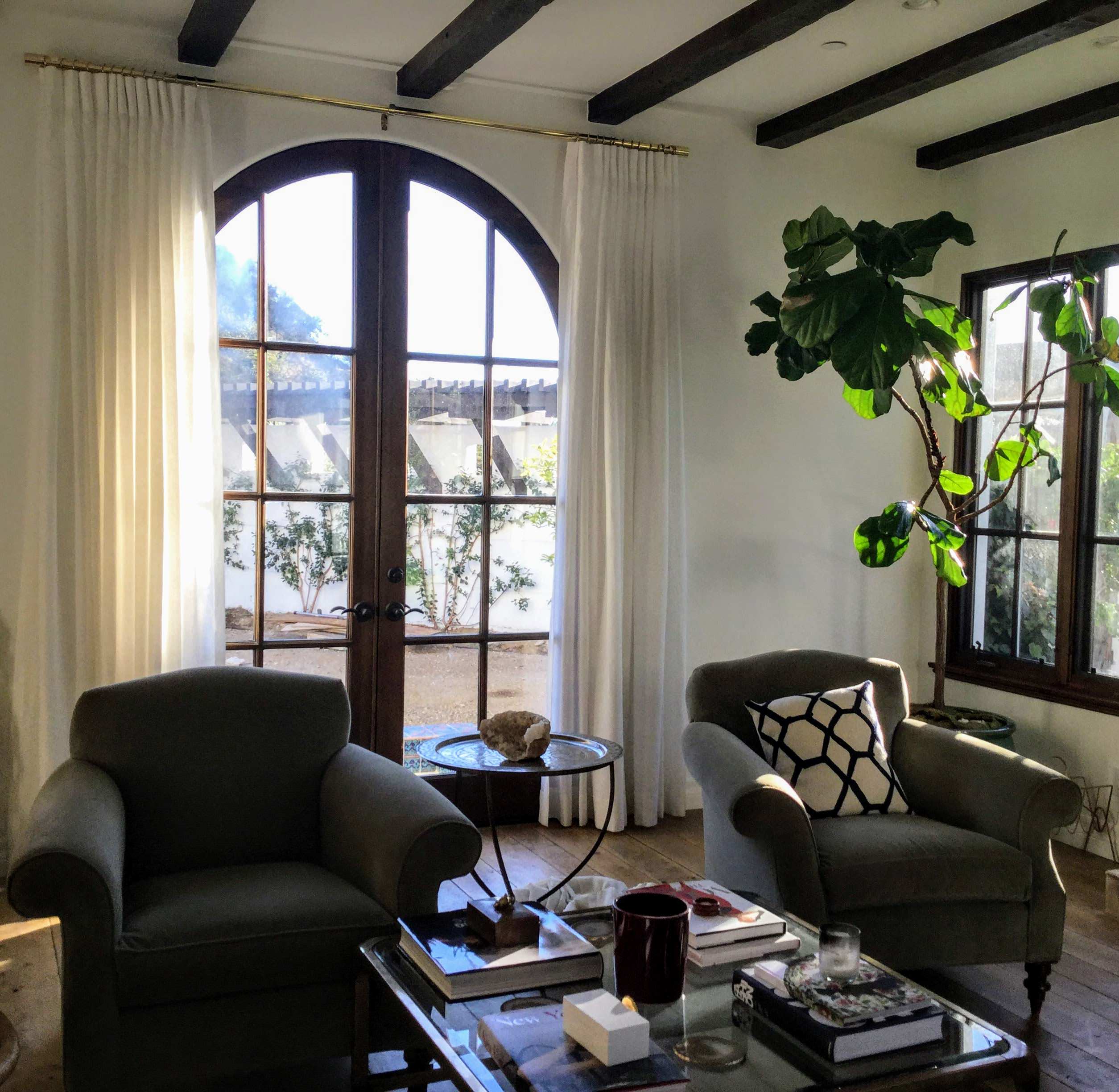 Draperies / Family Room / Beverly Hills
