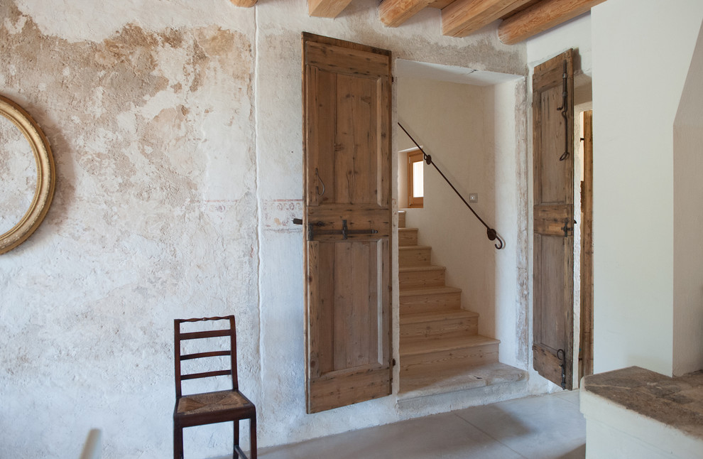 Scala autoportante in larice massiccio ShabbyChicStyle Venedig