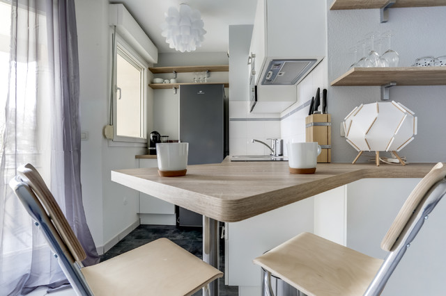 Coup de jeune aux Chartrons scandinavian-kitchen