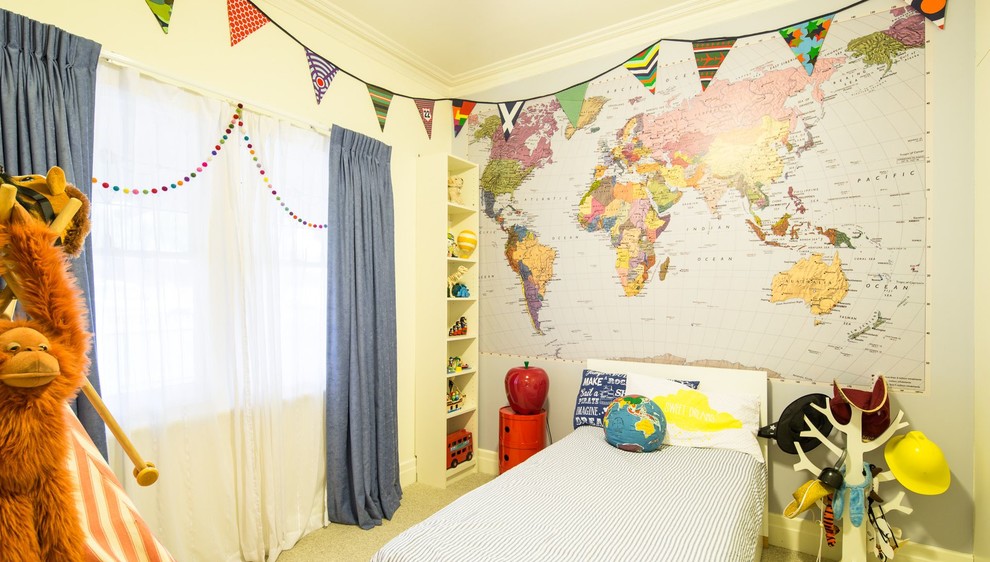 This is an example of a contemporary kids' room in Melbourne.