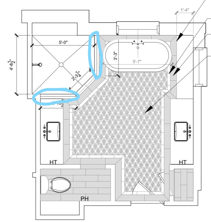 Pony wall and niche advice
