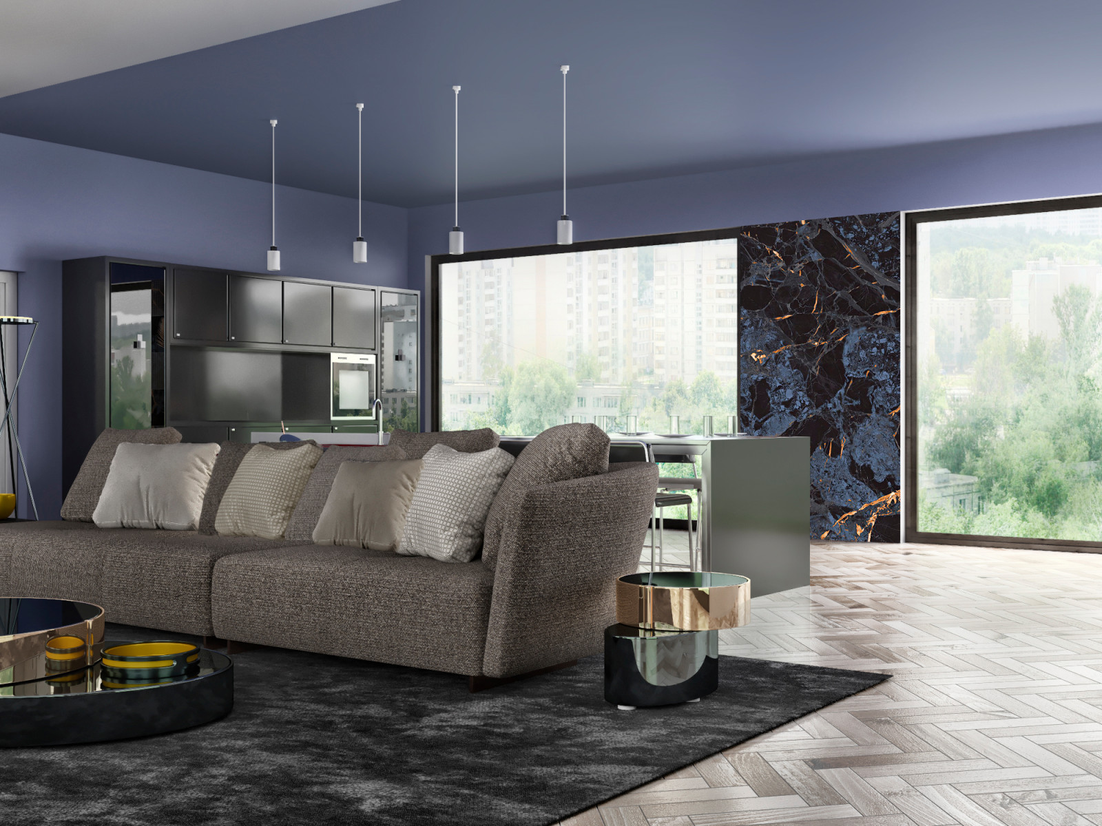 Квартира с панорамными окнами