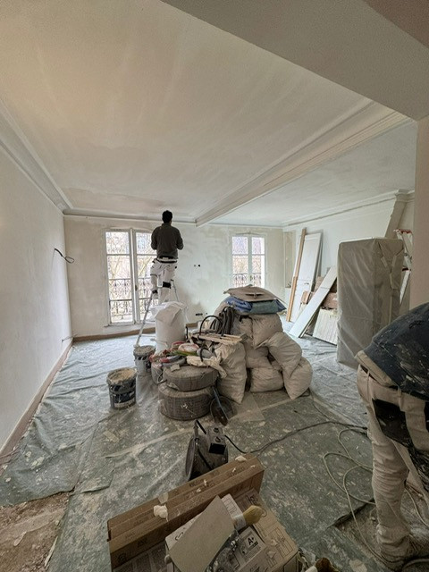 Projet Buttes Chaumont, rénovation d'un appartement de 60m2