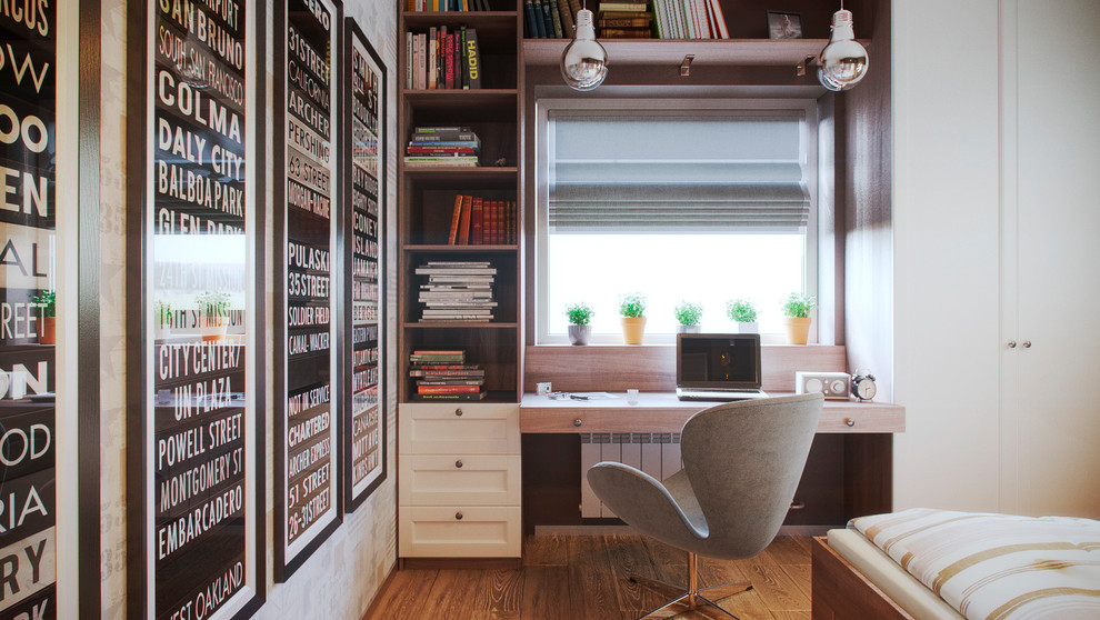 Современный интерьер с элементами лофт