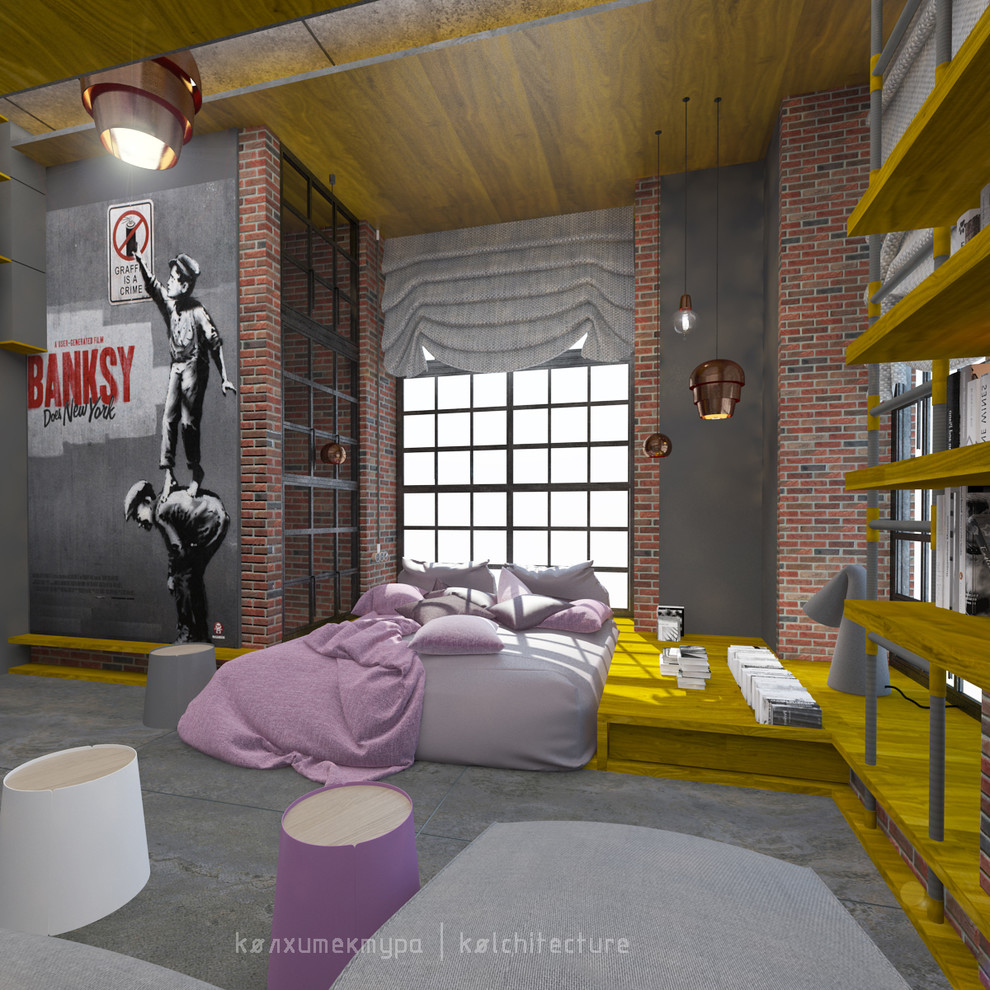 Лофт-детская спальня