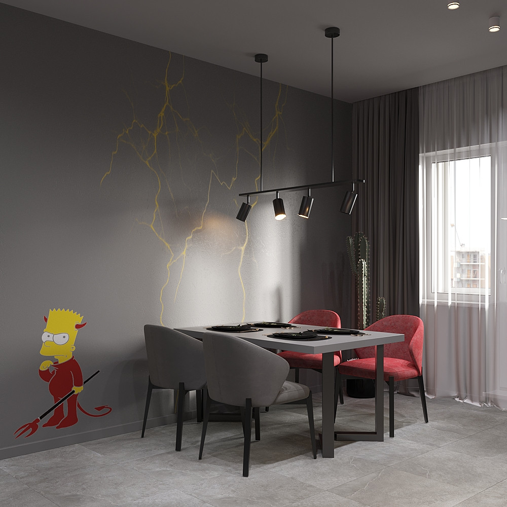 Проект "холостяцкая берлога".