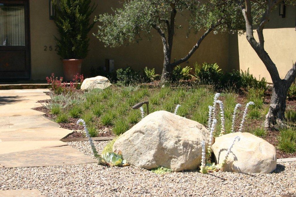 Inspiration for a contemporary garden in Santa Barbara.