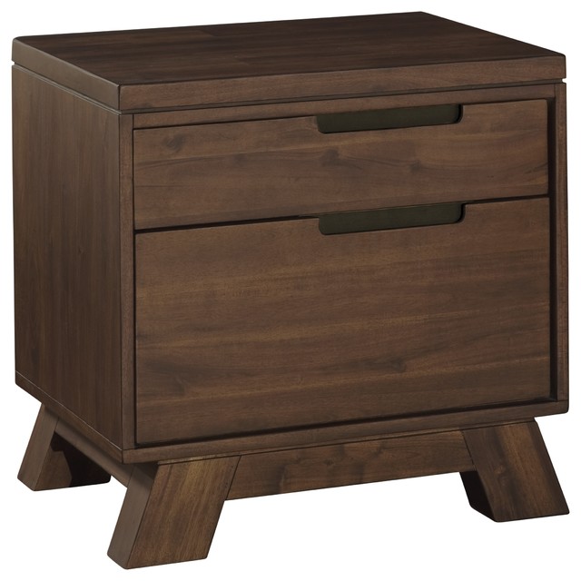 Portland Solid Wood Nightstand - Nightstands And Bedside 