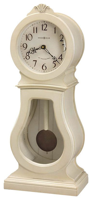 Howard Miller Audrey 84th Anniversary Edition Mantel Clock in Coconut