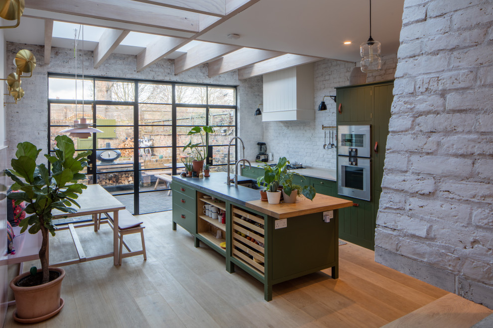 Danish kitchen photo in London