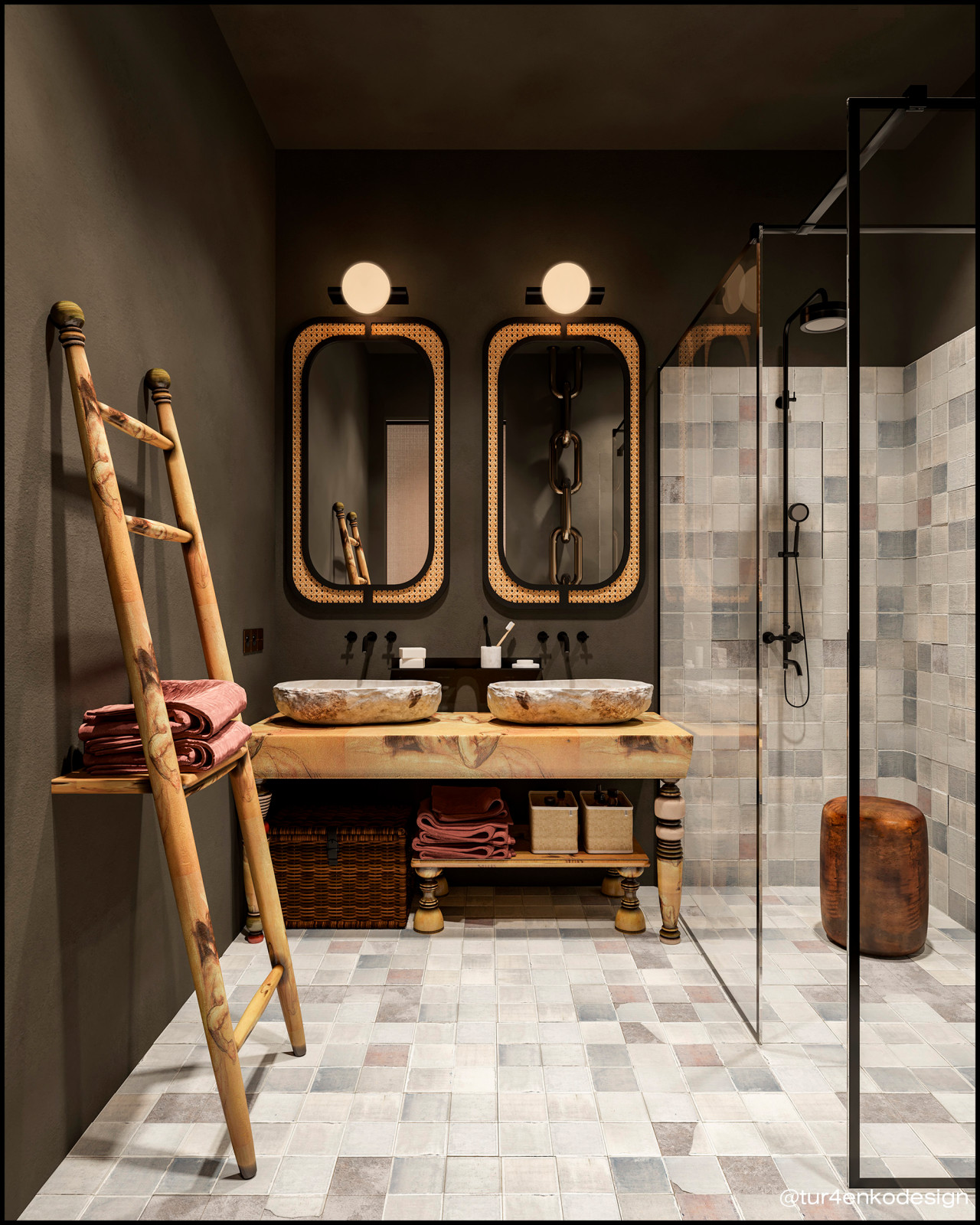 Эклектичный дизайн квартиры 100 м2 в ЖК "Павелецкая сити"