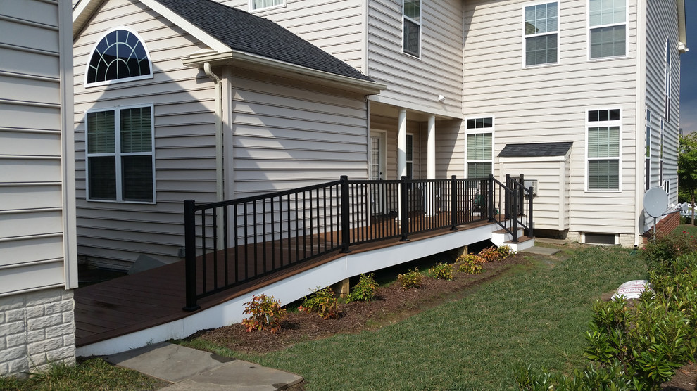 Wheelchair Accessible Trex Ramp DC Metro by Glickman Design Build