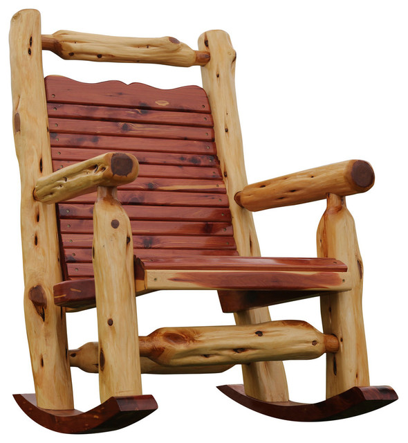 Cedar Rocking Chair Rustic Outdoor Chairs By Fine Wood Cedar Rocking Chair Rustic Outdoor Chairs By Fine Wood Carvings And Furniture