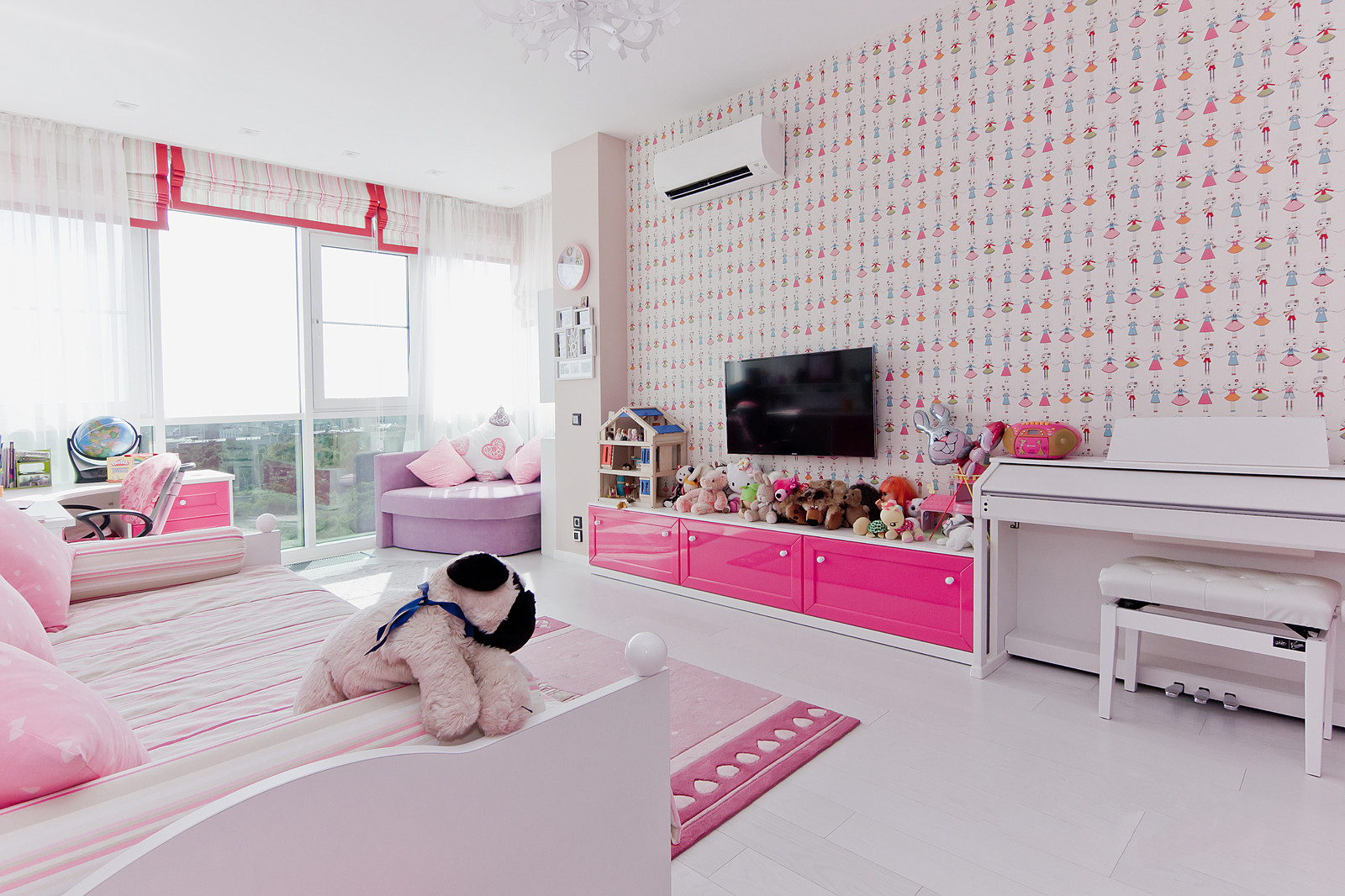 Детская комната для девочки в ЖК Riche Ville