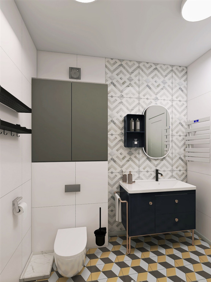 Дизайн-проект двухкомнатной квартиры в стиле mid-century modern