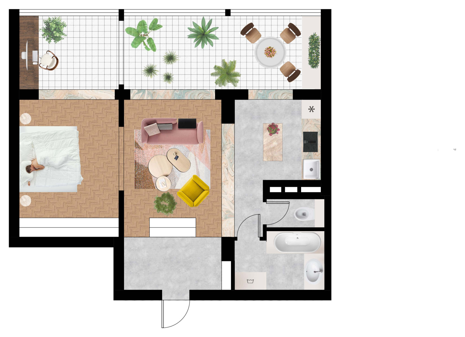 Квартира для одного