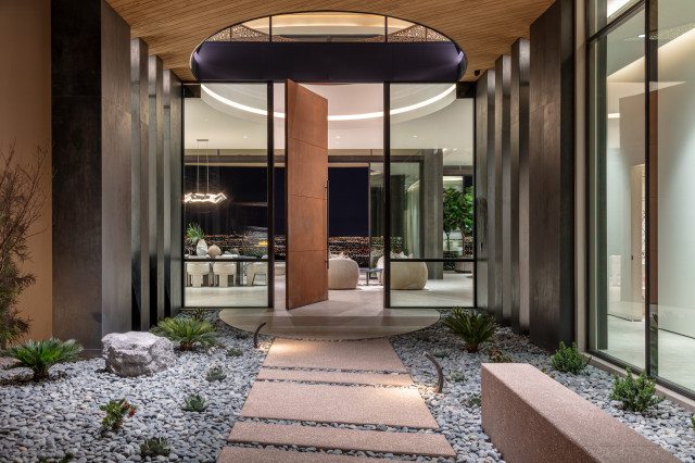 Meyer Residence/Vista Serena modern-eingang