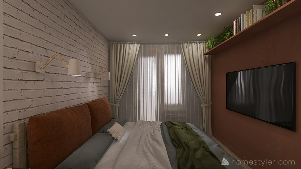 Квартира 90 кв. м. "Под солнцем Тосканы"