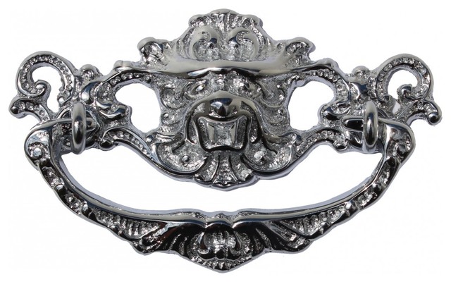 Cabinet Pull Chrome Dragon 4 1 4 L Traditional Cabinet And