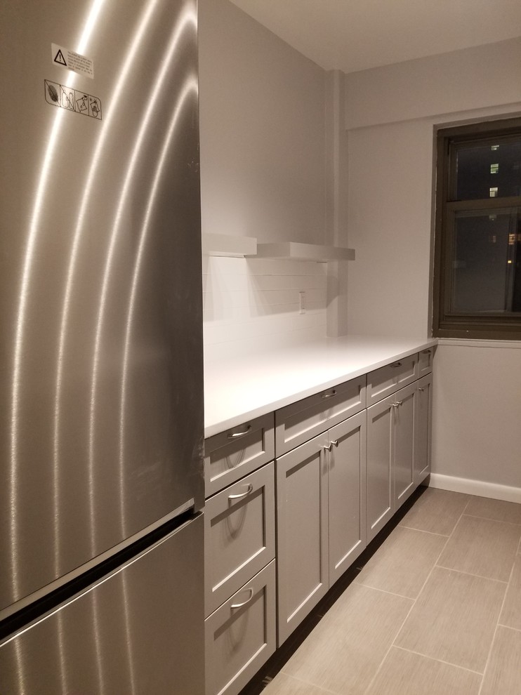 Kitchen renovation in Co-op apartment in Astoria