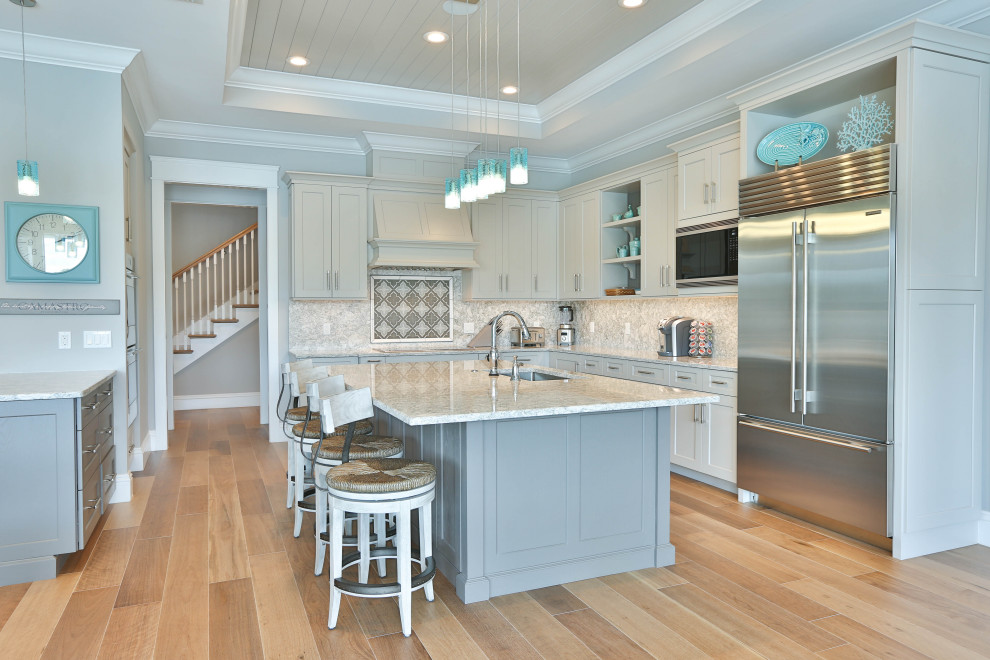Beach style kitchen in Tampa.