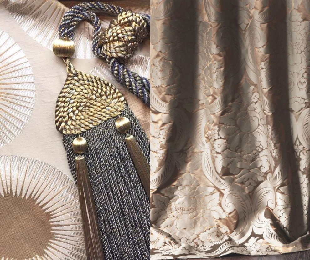 Шторы на заказ. Текстильный дизайн и пошив элитных штор. Заказать элитные шторы.