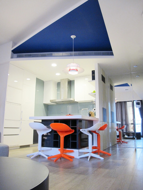 Humane and comfortable moderne-koekken