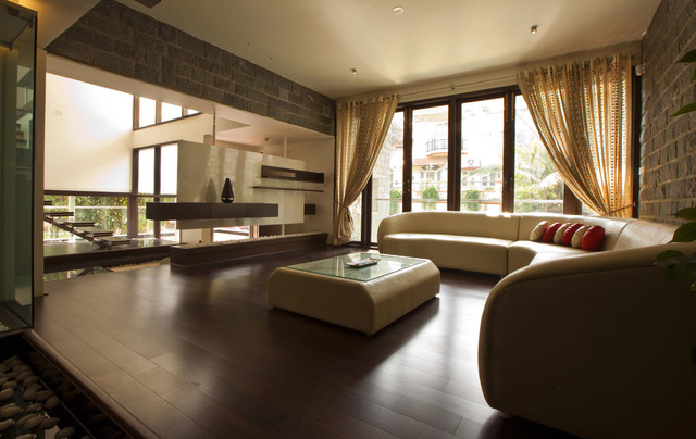 Nested House contemporaneo-salotto