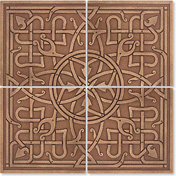 Handcrafted Metal Accent Tile