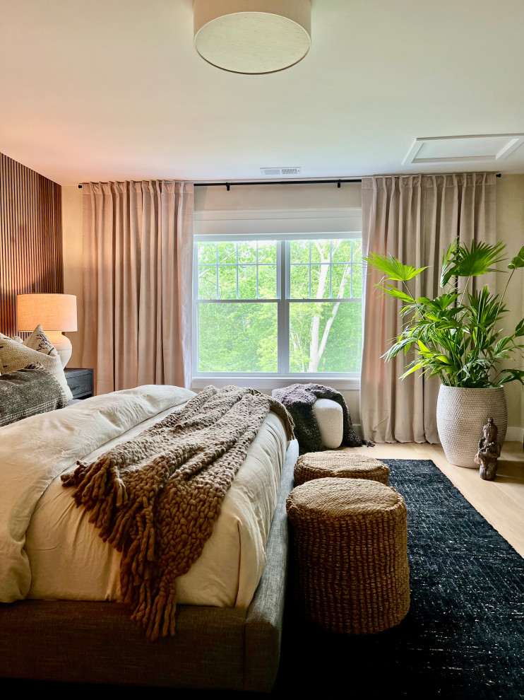 Wabi-sabi master bedroom