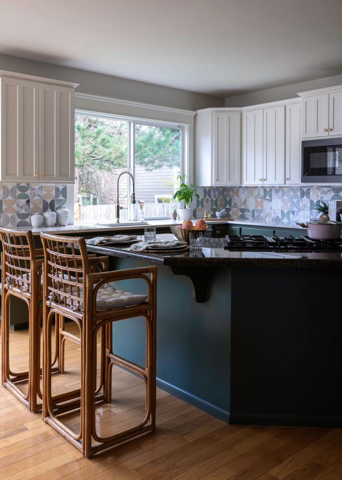 Inspiration for a transitional kitchen remodel in Seattle