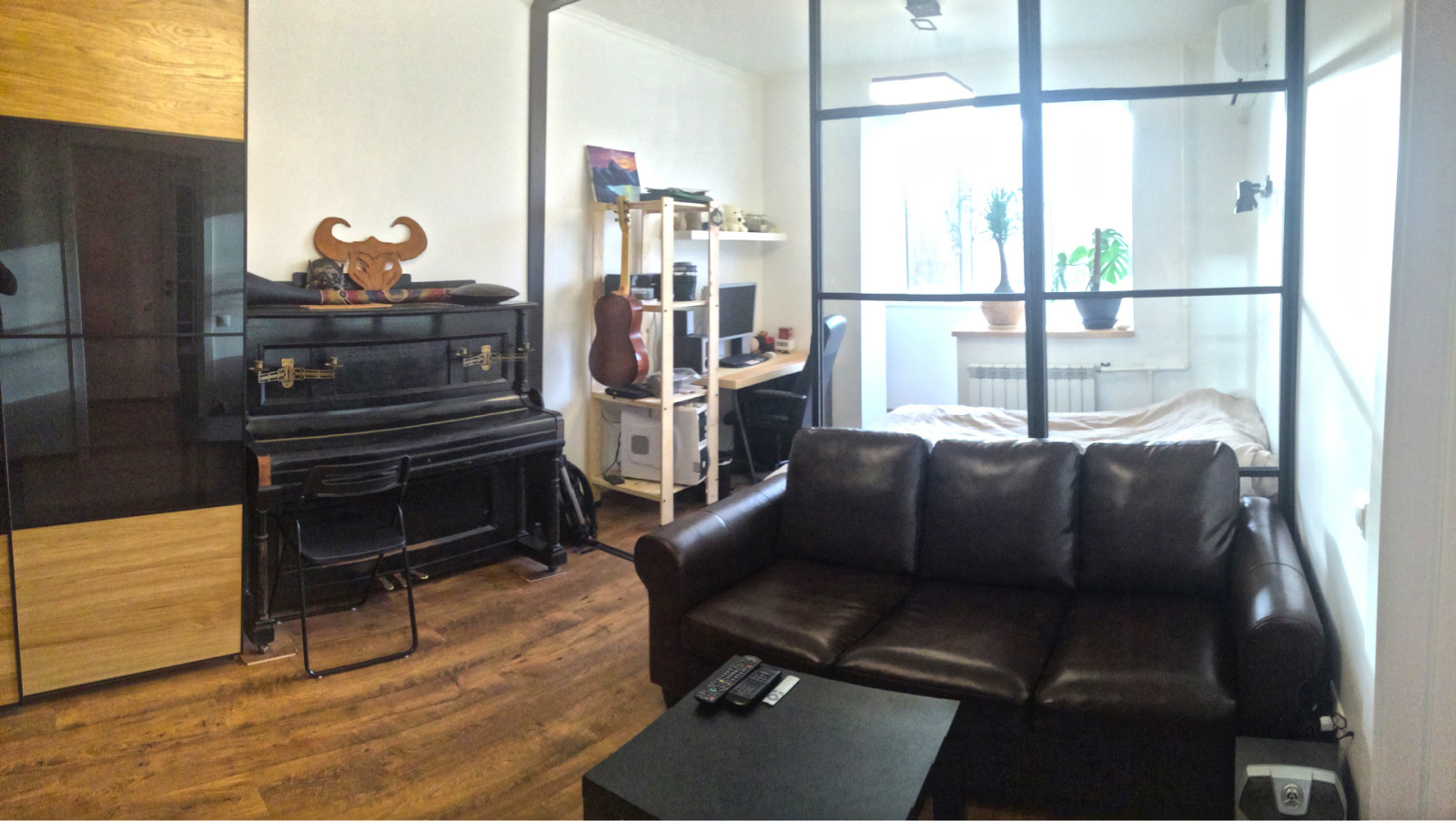 Зонирование однокомнатной квартиры