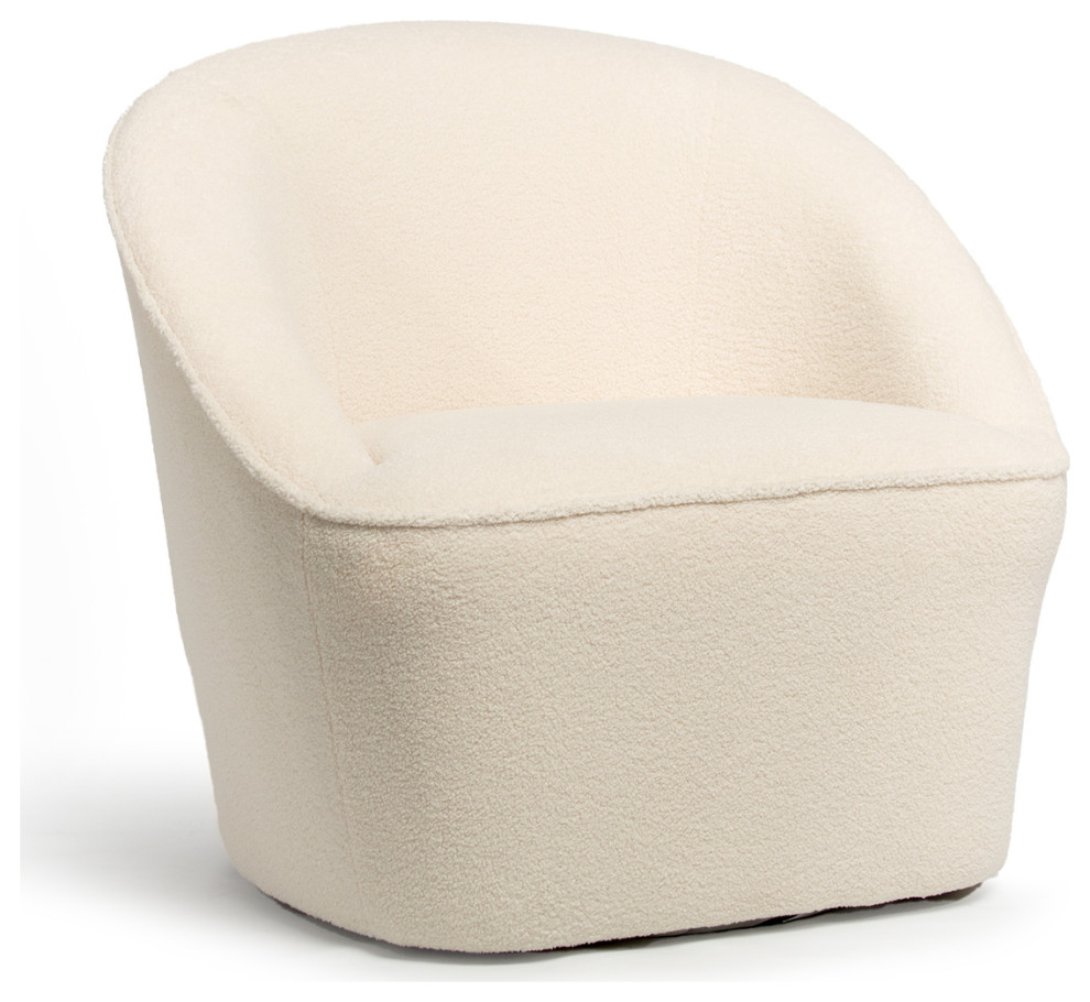 Barrel Swivel Chairs Contemporary Armchairs And Accent Chairs by