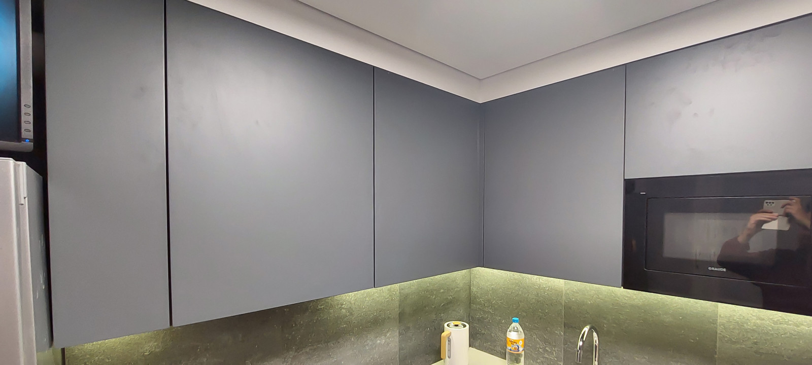 Реализация кухни по дизайн-проекту в однокомнатной квартире, 2022