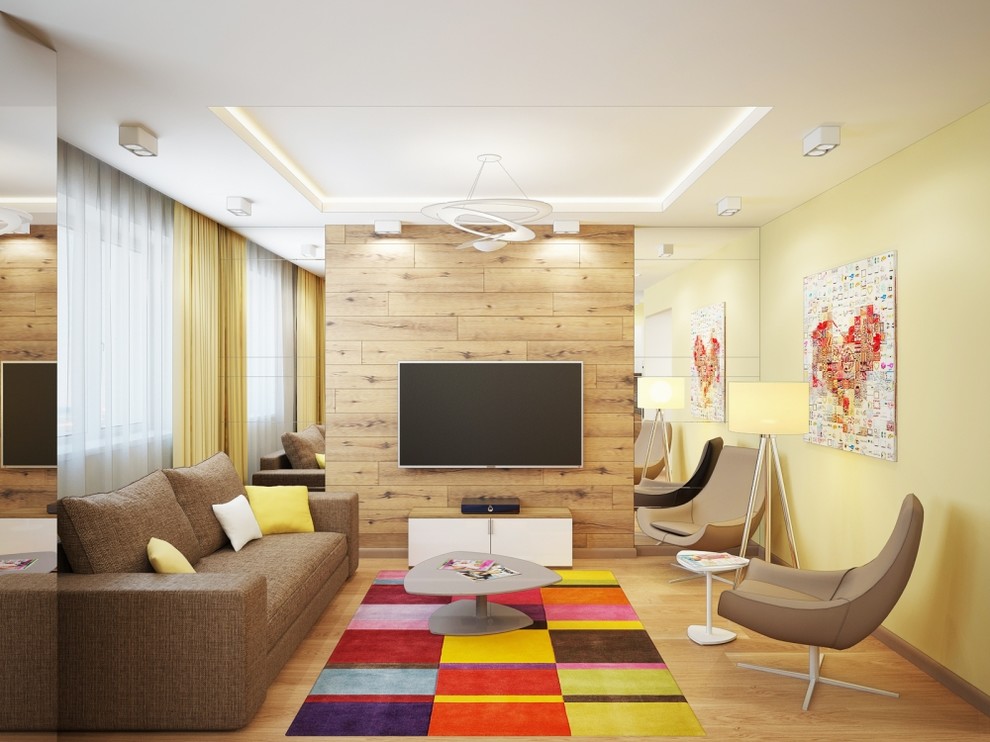 ДИЗАЙН-ПРОЕКТ ДВУХУРОВНЕВОЙ КВАРТИРЫ 203 М2