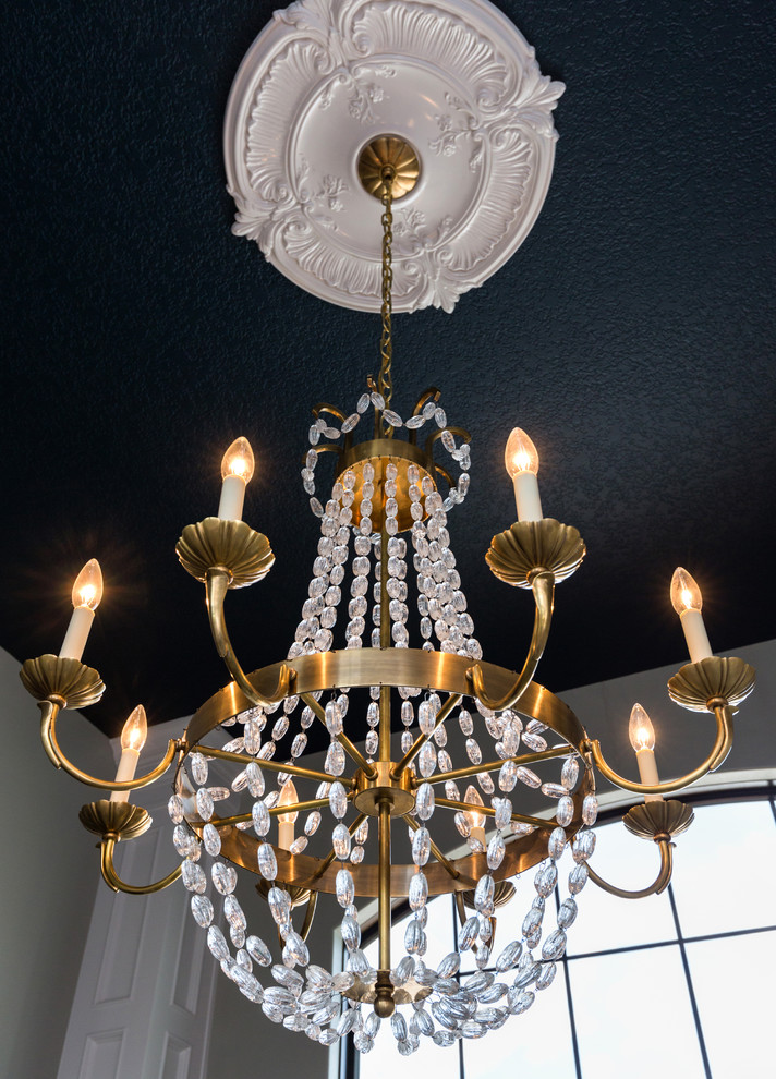 Inspiration for an eclectic dining room remodel in Cedar Rapids