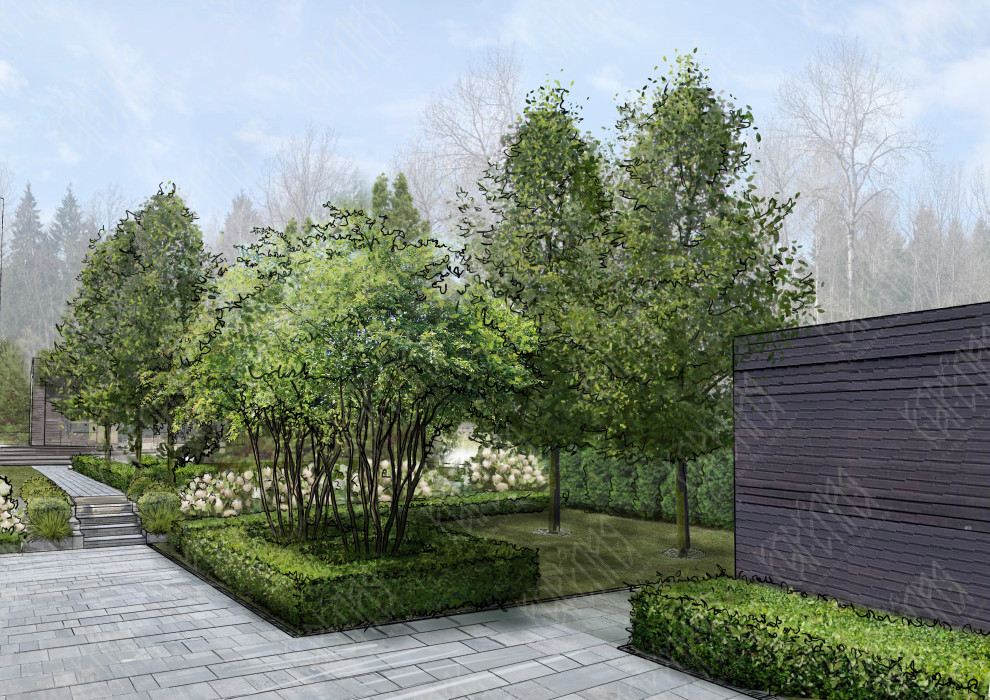 Зона у парковки - вариант 2