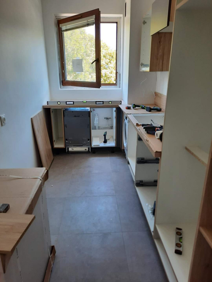 Cuisine début de montage