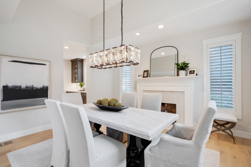 Modern Sophisticated Lake Oswego Kitchen Remodel Modern Dining